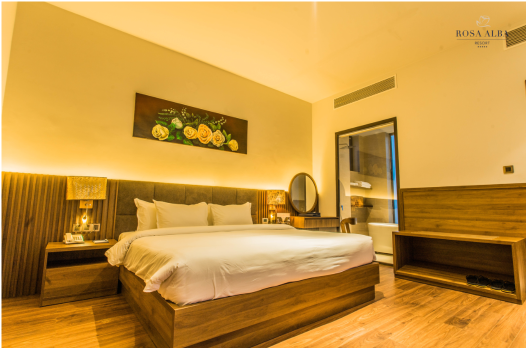 Nội thất phòng ngủ được thiết kế hiện đại, trẻ trung, sang trọng 